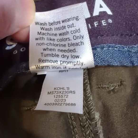 Sonoma Flexwear Straight cargo Pants, 36x32 - Picture 4 of 5